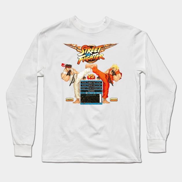 street fighter Long Sleeve T-Shirt by FROGlucu